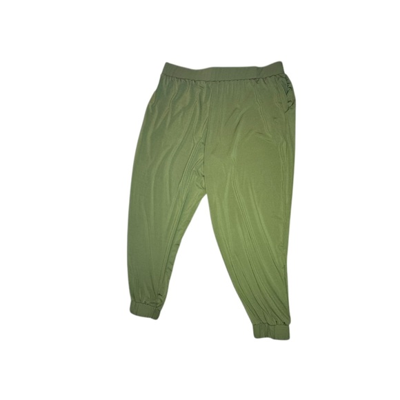H by Halston Women's jogger  Olive  Stretch Pants- Size Sp w/ pockets. (52) - Picture 3 of 7